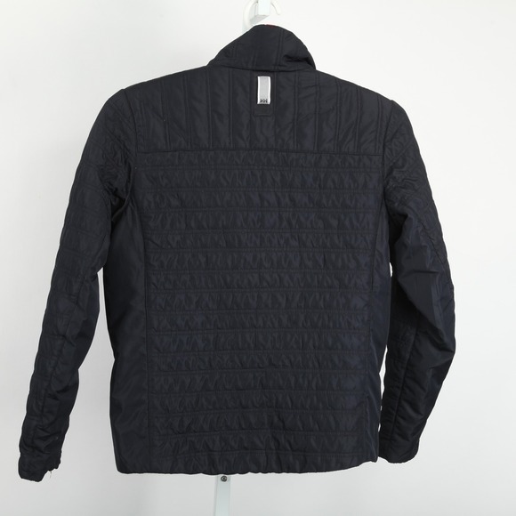Helly Hansen Marstrand Jacket Men Medium Black Quilted PrimaLoft Puffer Full Zip - Picture 4 of 16